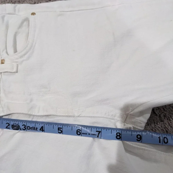 Kate Spade Play Hooky White Straight Leg Jeans size 27 - Picture 9 of 10